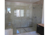 Clear Color Shower Bath Enclosures Glass , Tempered Safety Glass With Frame
