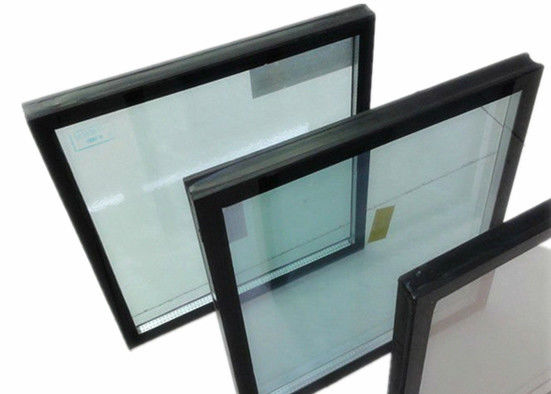Double Silver Low E Insulated Glass , Energy Saving Building Glass Thickness Customized